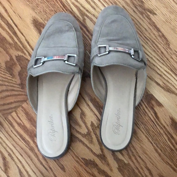 Paprika Suede Slip On Loafers - Picture 1 of 4